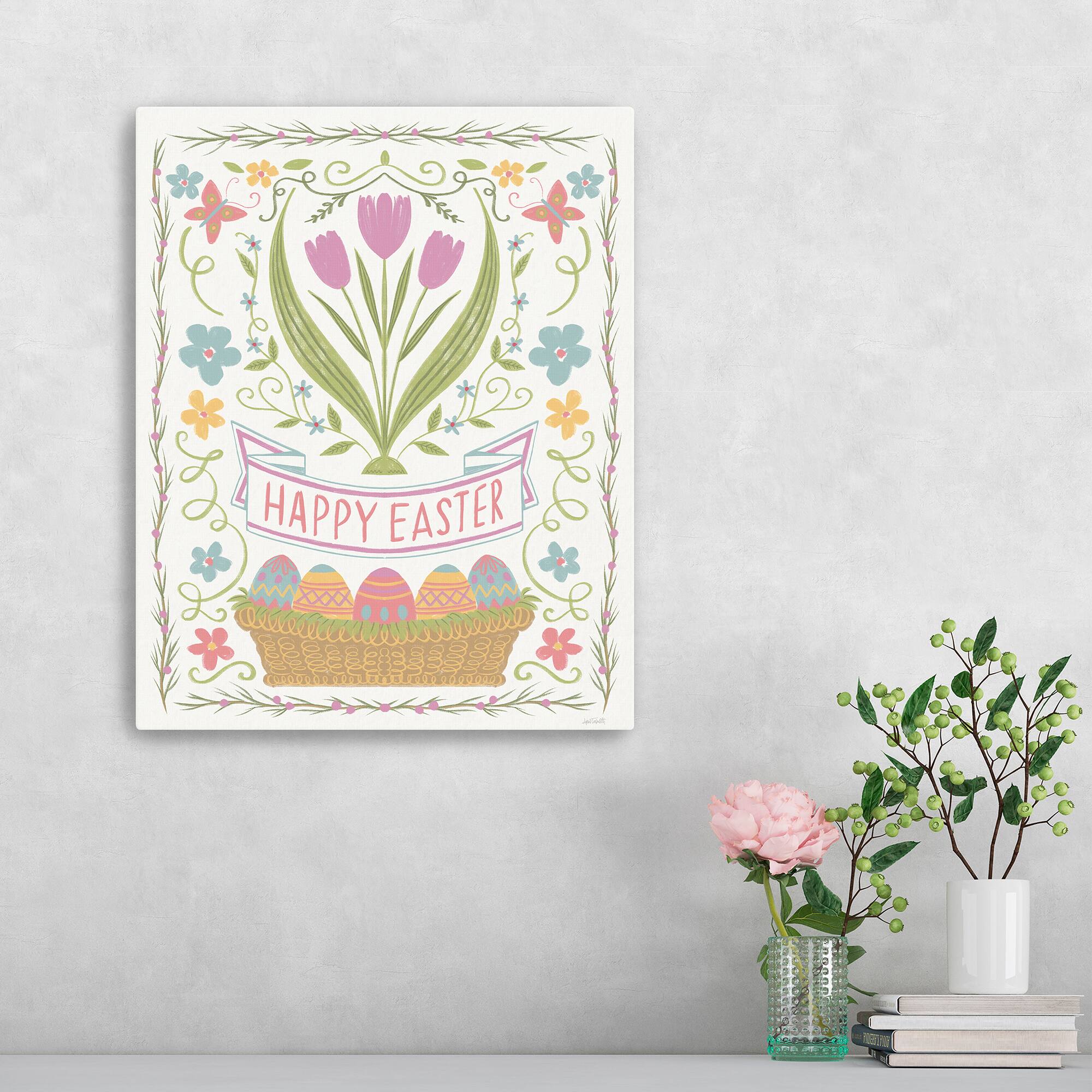 Lumaprints Easter Greetings II Canvas Giclée Art